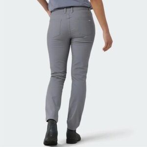 Stio Women's Basalt Rivet Canvas Pants Outdoor Straight Leg Grey Size 6 NWT